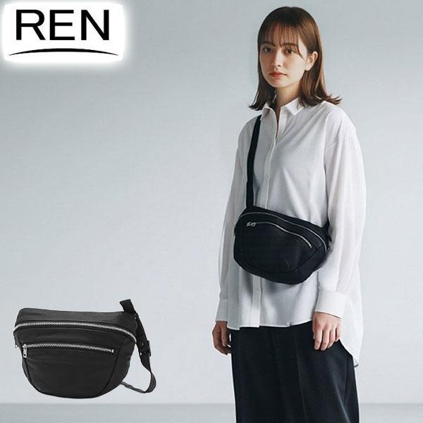 REN ラウンドショルダーバッグ REN 最大43%☆9/14迄 ショルダーバッグ メンズ レディース