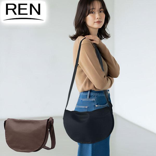 本革 ★別注★ REN × Edition ショルダーバッグ フラップ 日本製 REN（レン） ショルダーバッグ レディース バッグ 斜めがけ 軽量