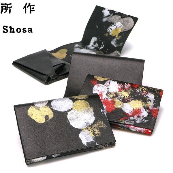 【5％OFFクーポン】【商品レビューで＋5％】所作 財布 Shosa ショサ 三つ折り財布 コンパクト handpaint ショート1.0 折り財布 日本製 sho-sh1c-handpaint 所作（shosa） 最大46%☆12/31〜 財布 三つ折り財布 コンパクト