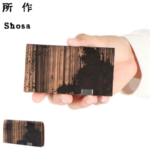 所作（shosa） 最大46%☆5/11迄 カードケース メンズ レディース 本革