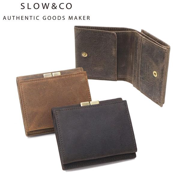 SLOW 最大51%☆12/25〜 二つ折り財布 メンズ レディース ブランド
