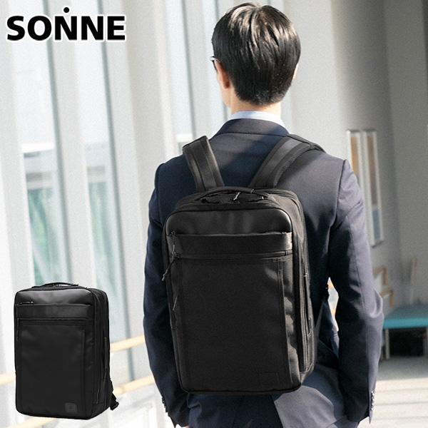 SONNE（ゾンネ） 最大50%☆9/8限定 リュック メンズ 黒 ブランド