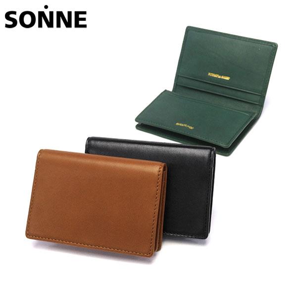 SONNE（ゾンネ） 最大51%☆5/21〜 名刺入れ メンズ レディース 革 本革