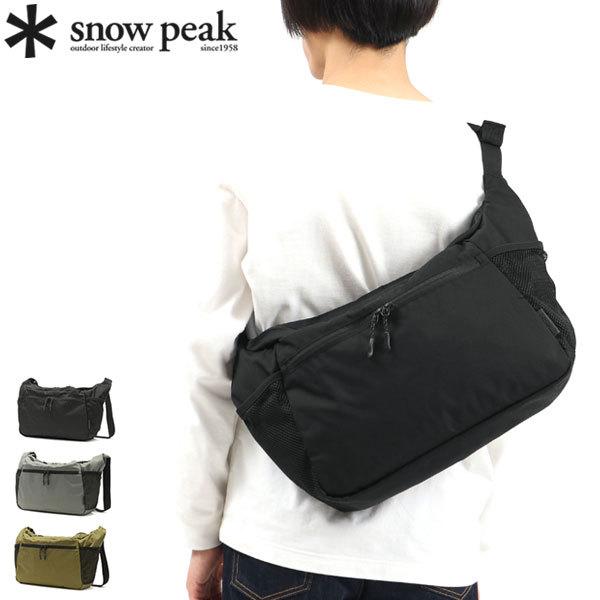 最大35%★4/21限定 スノーピーク ショルダーバッグ snow peak Everyday Use Middle Shoulder Bag 斜めがけ ショルダー B4 A4 17L メンズ レディース AC-21AU416