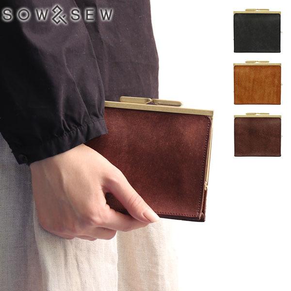 倍倍 10 5 14 15限定 財布 レディース 本革 がま口 がま口財布 Pueblo プエブロ ギャルソン Sow Sew ソウアンドソウ Pb Gm02 ギャレリア Bag Luggage 通販 Paypayモール