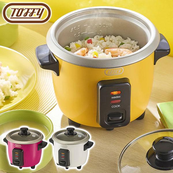 シンプルで多彩な料理ができる可愛い電気炊飯器米と水を入れて、スイッチを入れるだけ！保温機能も搭載された、小さいながら頼れる電気炊飯器です。少量炊きなので、忙しい日も炊きたてのご飯を食べたい方にぴったり。シンプルな機能で扱いやすく、新生活を始...