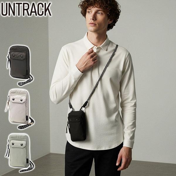 UNTRACK 最大50%☆8/25限定 アントラック ショルダーバッグ メンズ 