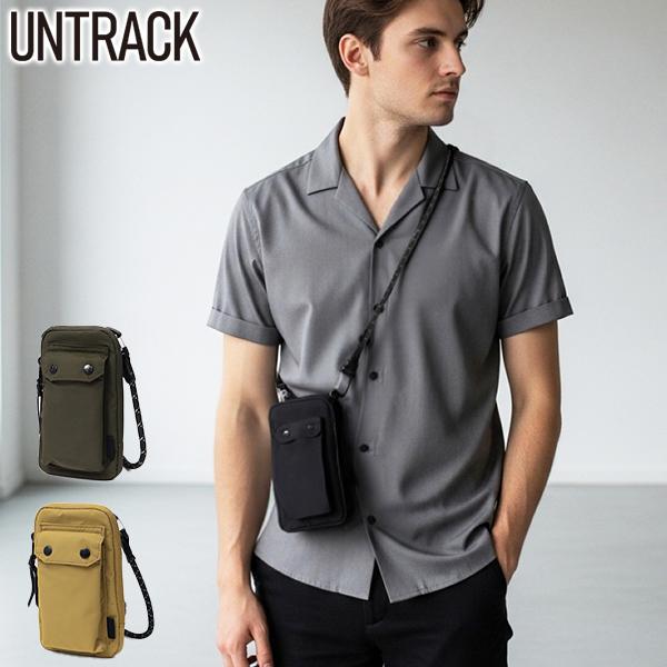 UNTRACK 最大46%☆8/27限定 アントラック ショルダーバッグ メンズ 