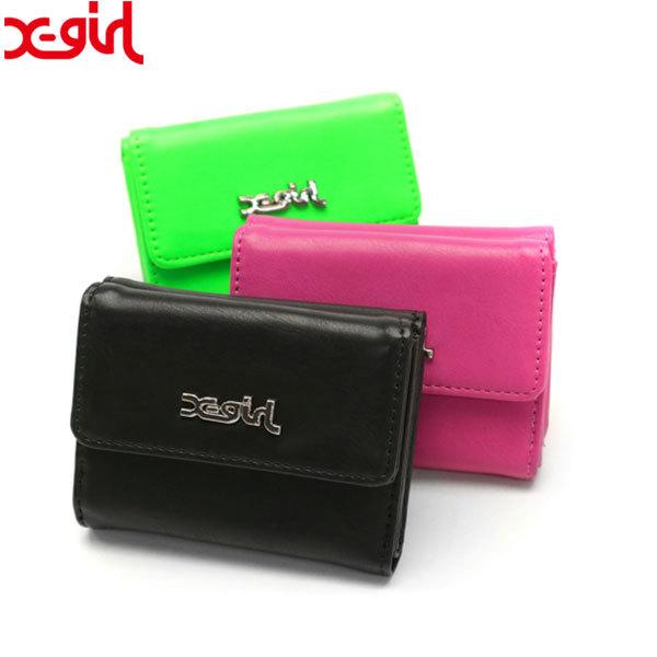エックスガール 財布 X Girl Faux Leather Mini Wallet 三つ折り財布 ミニ財布 小銭入れつき 小さめ コンパクト レディース ギャレリア Bag Luggage 通販 Paypayモール