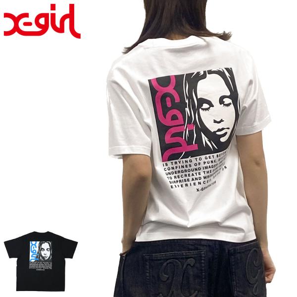 X-girl（エックスガール） 最大49%☆10/5限定 Tシャツ レディース 綿