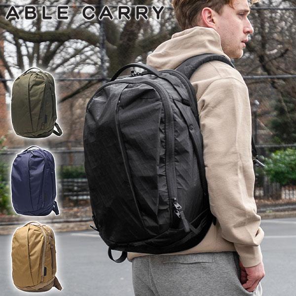 最大42%★7/5〜 日本正規品 ABLE CARRY リュック メンズ レディース 大容量 エイブルキャリー おしゃれ 大きめ 大人 防水 カジュアル A4 B4 旅行 Max EDC