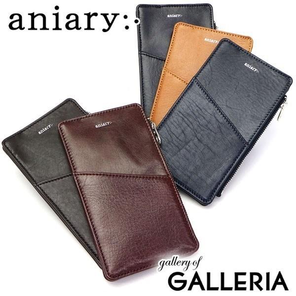 アニアリaniaryマルチケースS 22-08002 新品　レモンイエロー aniary（アニアリ） 正規取扱店 マルチケース S Antique Leather