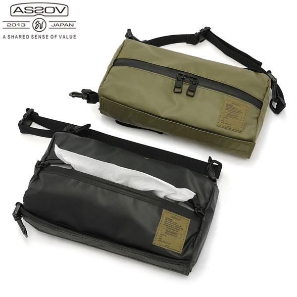 素材＜表地＞ナイロン、ポリカーボネートサイズ＜本体＞幅 約 250×高さ 約 50/110×マチ 約 130(mm)※サイズは当店計測サイズとなります。　商品により、若干の個体差が生じます。重さ約 170gAS2OV/ASSOV/アッソブ/...