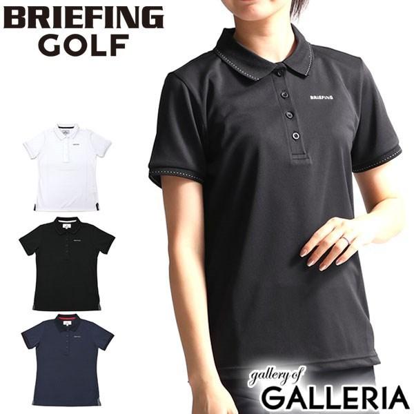 セール20％OFF 日本正規品 ブリーフィング ゴルフ ゴルフウェア BRIEFING GOLF WS COOLMAX BASIC POLO  ポロシャツ 半袖 夏 レディース BRG201W17