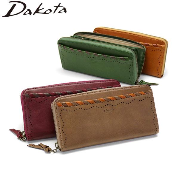 ダコタ 長財布 ポポラリタ ラウンドファスナー Dakota ダコタ小物+選べるノベルティ付 ダコタ 長財布