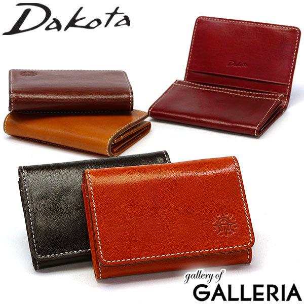 ダコタ小物+選べるノベルティ付 ダコタ 名刺入れ Dakota フォンス カードケース 名刺ケース 本革 革 二つ折り かぶせ レディース 0030558(0035898)