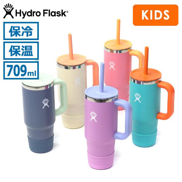 キッズにやさしい設計でしっかり水分補給小さなお子様も飲みやすいストロー付きタンブラーです。カラー展開：Dahlia、Seaspray、Koala、Anemone、Coconutハイドロフラスク タンブラー Hydro Flask ストロー付...