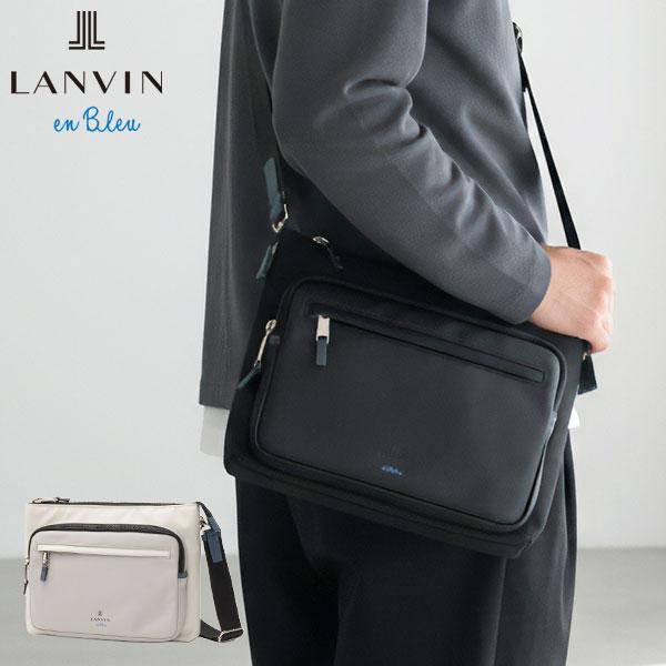 最大52%★9/13迄 ランバン オン ブルー ショルダーバッグ メンズ レディース 斜めがけバッグ LANVIN en Bleu ブランド 小さめ ドレッセ B5 515112 爆買