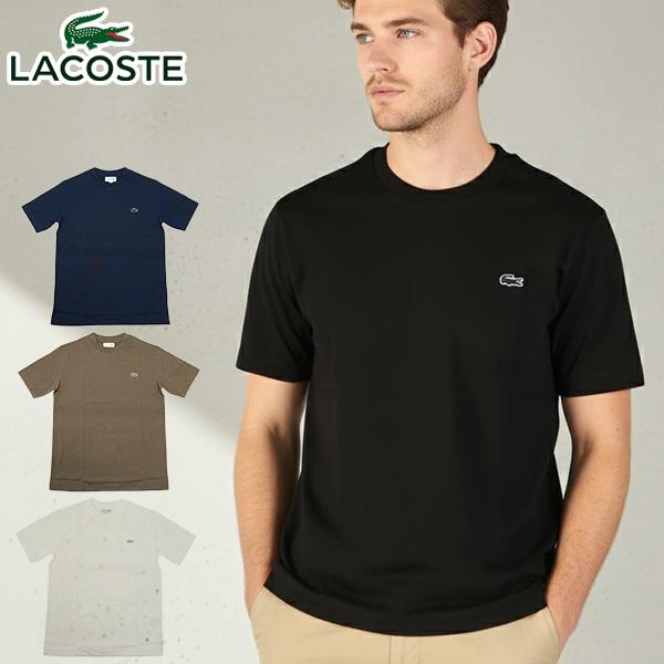 【商品レビューで＋5％】ラコステ Tシャツ 半袖 メンズ レディース 無地 LACOSTE クルーネック 綿100% おしゃれ 定番 アウトラインクロッククルーネックTシャツ TH5582-99 LACOSTE（ラコステ） 最大42%☆12/31〜 Tシャツ 半袖 メンズ