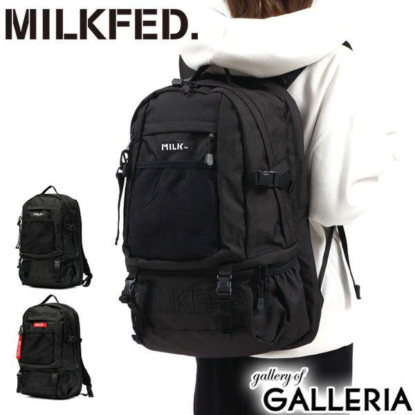 MILKFED. NEO EMBROID. BIG BKPK ブラック MILKFED.｜NEO EMBROID BIG BKPK | Rakuten Fashion(楽天