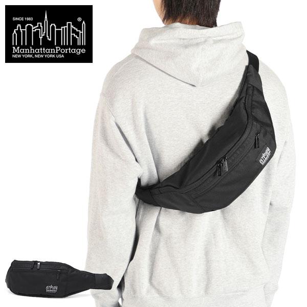最大50%★9/17限定 日本正規品 マンハッタンポーテージブラックレーベル ウエストバッグ メンズ レディース Manhattan Portage BLACK LABEL MP1110-305PBL