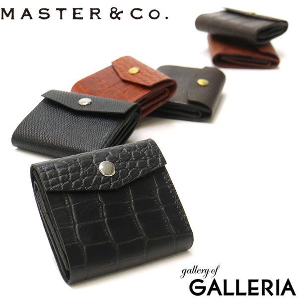 MASTER&Co（マスターアンドコー） 二つ折り財布 MASTER&Co. 財布 二