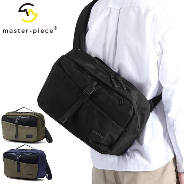 美品 マスターピース スクランブル メッ センジャーバッグ クロスボディ PC master-piece マスターピース メッセンジャーバッグ ショルダー