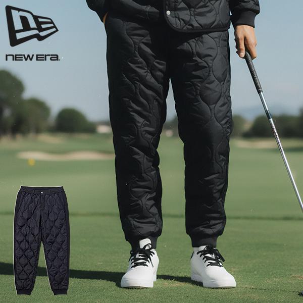ニューエラゴルフ インサレーテッドキルティング パンツ ブラック XL NEW ERA（ニューエラ） ニューエラゴルフ キルティング パンツ
