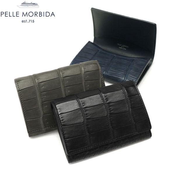 【新品】ペッレモルビダ カードケース 名刺入れ PELLE MORBIDA（ペッレ モルビダ） 最大44%☆6/1迄 ケアセット＋選べる