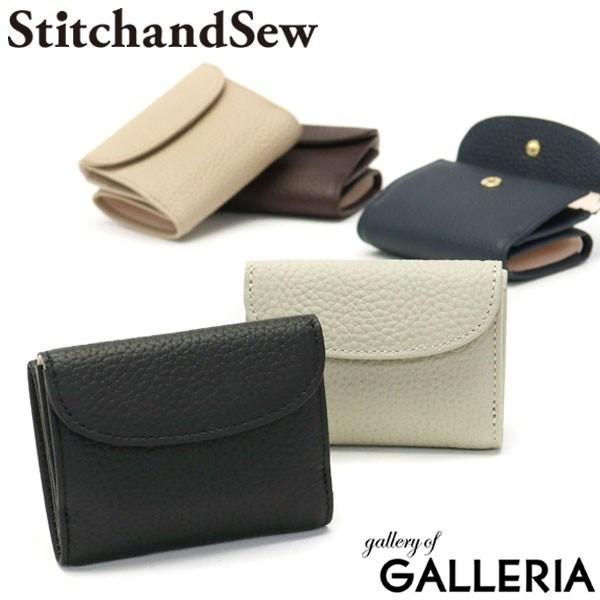 【商品レビューで＋5％】ステッチアンドソー 財布 StitchandSew 牛シボ 三つ折り財布 コンパクト ウォレット 本革 革 日本製 TF101 StitchandSew（ステッチアンドソー） 最大37%☆1/8限定 財布 牛シボ 三