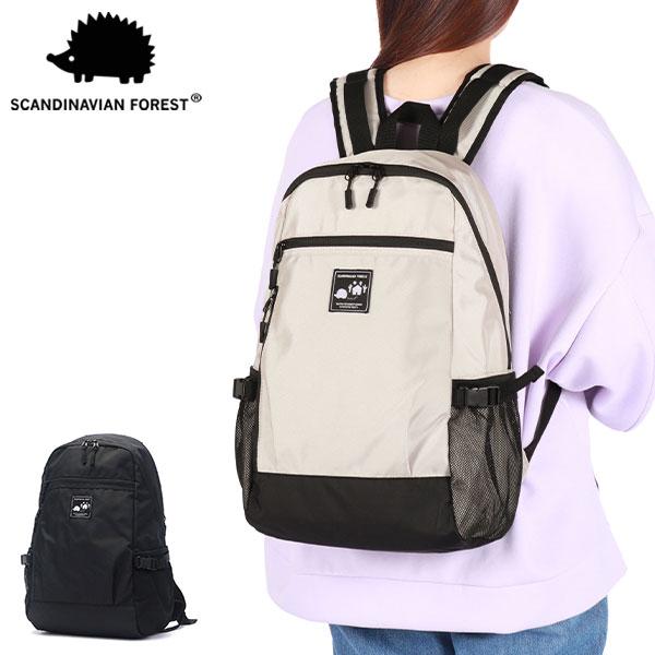 最大51%★9/15限定 スカンジナビアンフォレスト リュック レディース 通勤 通学 黒 SCANDINAVIAN FOREST 軽い 軽量 ブランド PC A4 16L 撥水 251-AFSF278