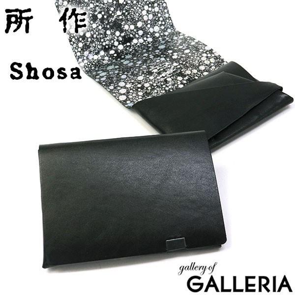 所作（shosa） 最大42%☆6/17限定 財布 ショサ 三つ折り財布 本革