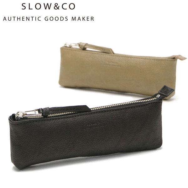 SLOW（スロウ） 最大41%☆5/15限定 ペンケース SLOW embossing leather