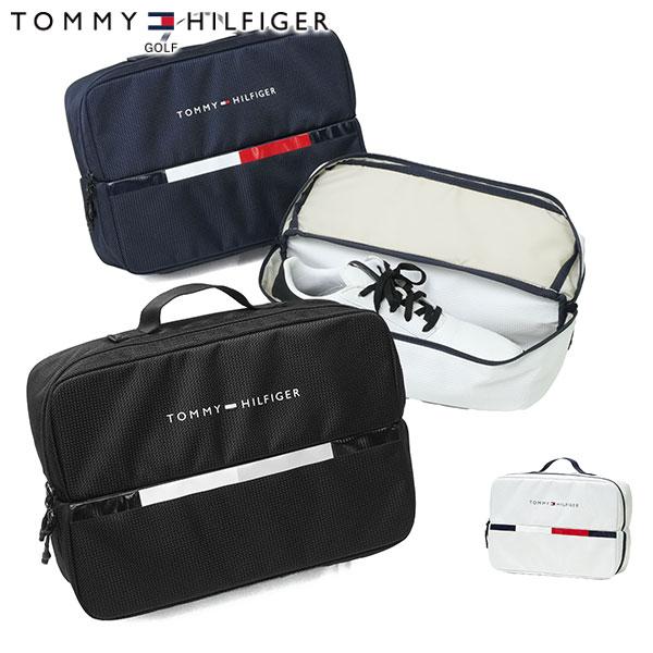 最大42%★8/30〜 トミー ヒルフィガー ゴルフ シューズケース スポーツ TOMMY HILFIGER GOLF シューズバッグ シューズ収納 持ち運び シグネチャー THMG6SEB