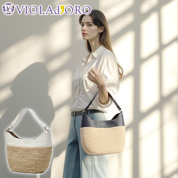 VIOLADORO ハンドバッグ VIOLAd'ORO（ヴィオラドーロ） ハンドバッグ 「VIOLAd'ORO」TRERO