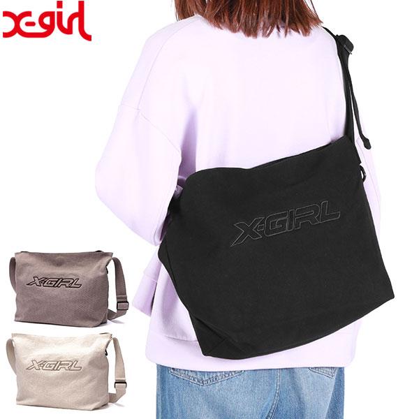 【新品】X-girl　LOGO MESSENGER BAG Amazon.com: X-Girl OVAL LOGO MESSENGER Bag, Women's, Black