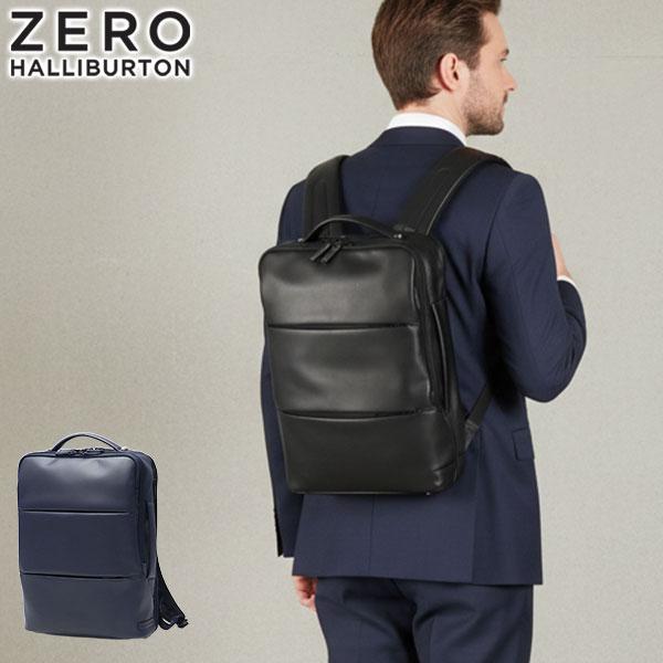 美品 ゼロハリバートン ビジネスリュック ブラック PC収納 通勤 軽量 メンズ ZERO HALLIBURTON（ゼロハリバートン） 最大50%☆7/15限定 正規品5年
