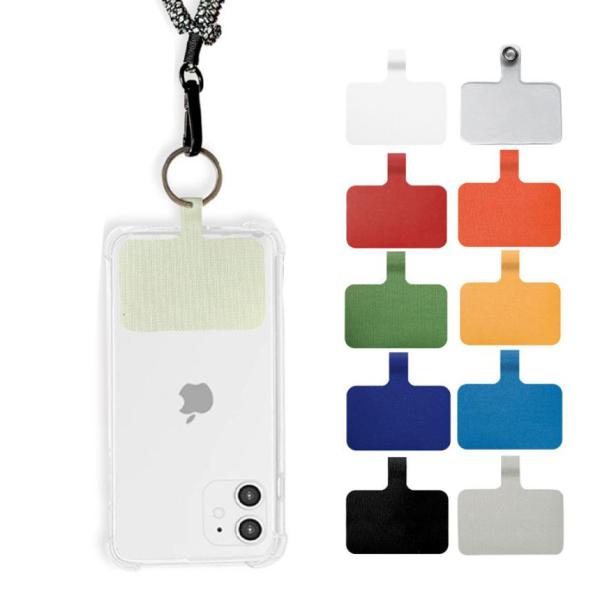 今使っているスマホケースを買い替えなくても、ストラップ・ショルダー付きにできるホルダー。スマホケースの充電口に通すだけで簡単設置。加工不要 金具不要！手軽に、便利でおしゃれなストラップ付きケースになります。qi対応。●ホルダーは強度が高く薄...