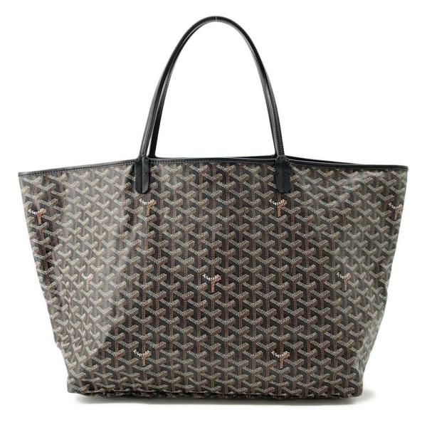 ゴヤール トートバッグ サンルイGM PVC GOYARD ポーチ付き 黒 【安心
