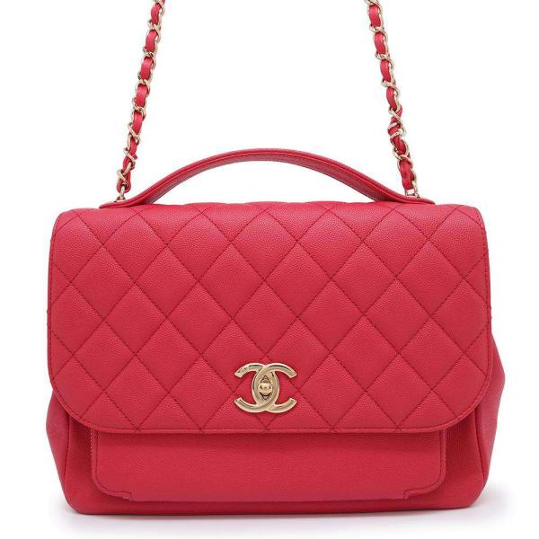 シャネル チェーンショルダーバッグ マトラッセ ココマーク ビジネス