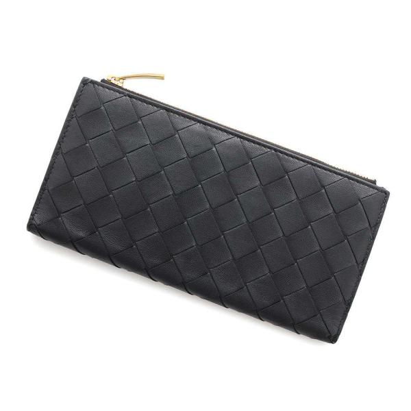ボッテガヴェネタ 長財布 イントレチャート レザー BOTTEGA VENETA