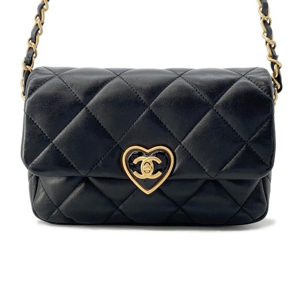 シャネル マトラッセ ハートロック ショルダーバッグ AS3979 CHANEL - CHANEL マトラッセ ハートロック ショルダーバッグ AS3979の
