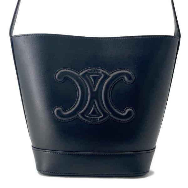 セリーヌ ショルダーバッグ スモール バケット キュイル トリオンフ