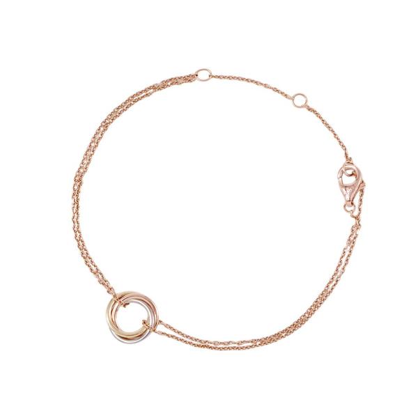 Cartier カルティエ トリニティ ブレスレット カルティエ ブレスレット トリニティ K18YG/K18WG/K18PG サイズ