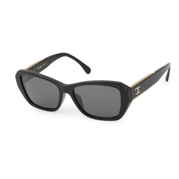 シャネル サングラス ココマーク 5516-A CHANEL アイウェア 黒 【安心