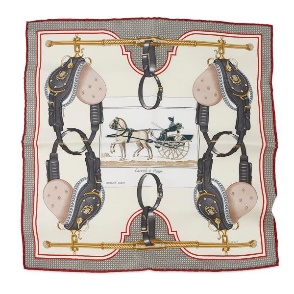 エルメス スカーフ カレ45 ガヴロッシュ カリック・ア・ポンプ HERMES
