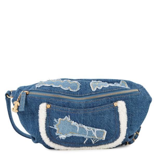 シャネル ボディバッグ ココマーク デニム CHANEL バッグ 【安心保証