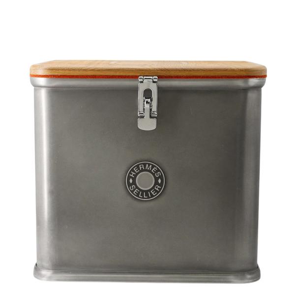 エルメス グルーミングボックス アルミ ウッド HERMES ボックス 【安心