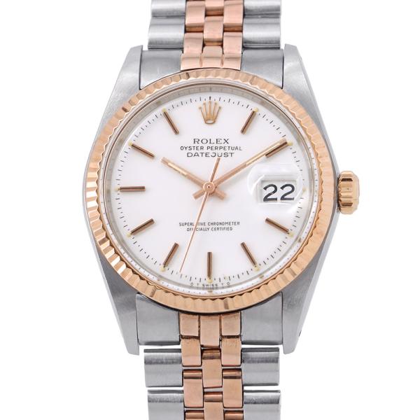 ROLEX ロレックス 腕時計 デイトジャスト T番 ロレックス デイトジャスト 47番 1601/5 ROLEX 腕時計 白文字盤 【安心