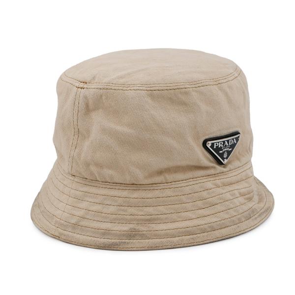 プラダ ハット トライアングルロゴ コットン サイズXL 2HC137 PRADA